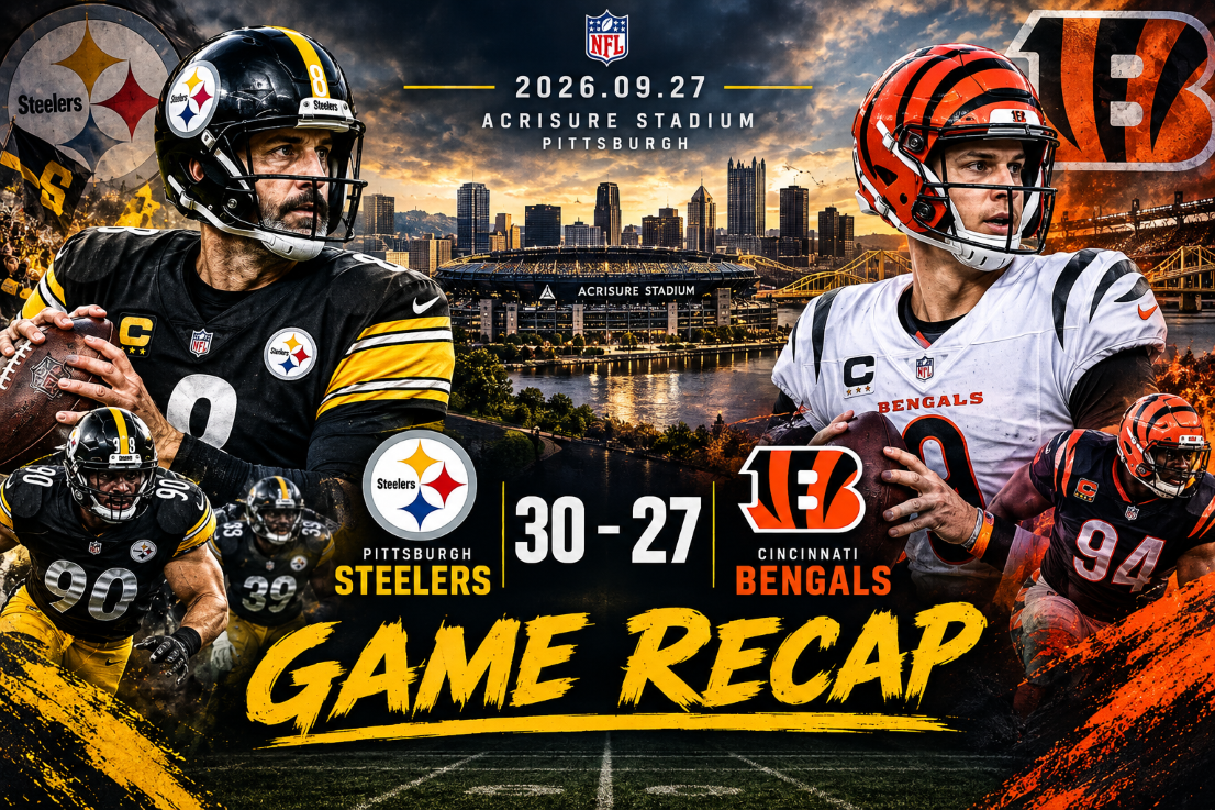 Steelers–Bengals 30–27